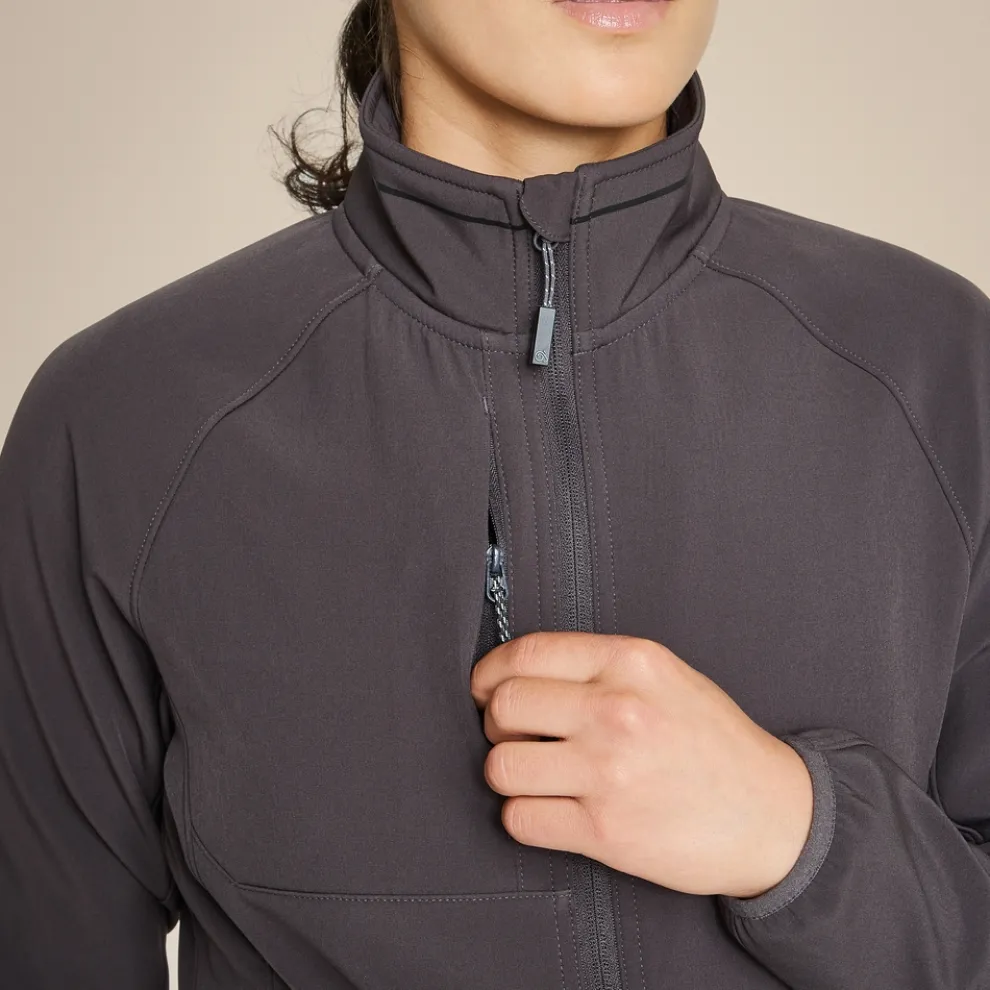 Expert Womens Basecamp Softshell Jacket | Carbon Grey