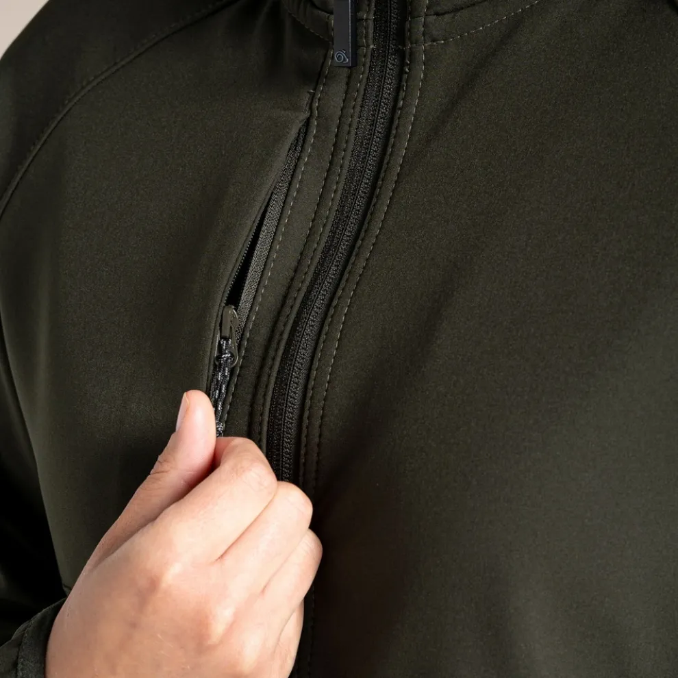 Expert Womens Basecamp Softshell Jacket | Dark Cedar Green
