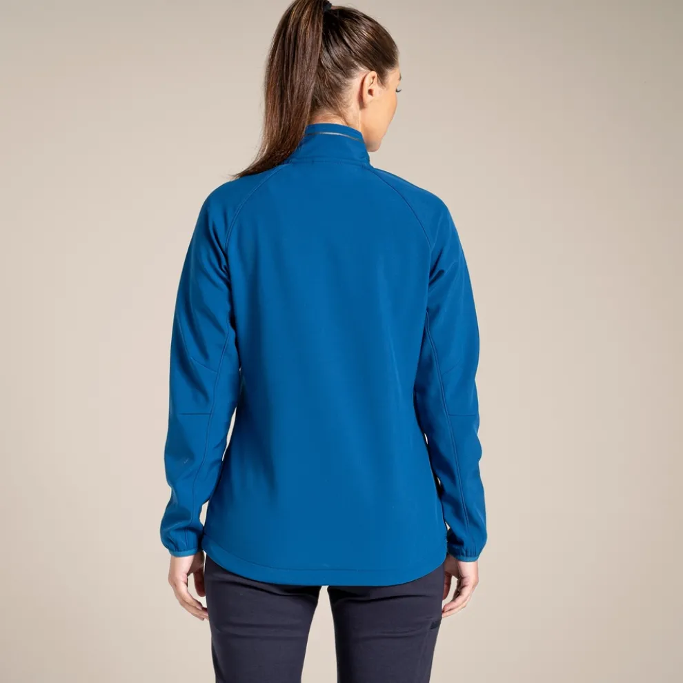 Expert Womens Basecamp Softshell Jacket | Poseidon Blue