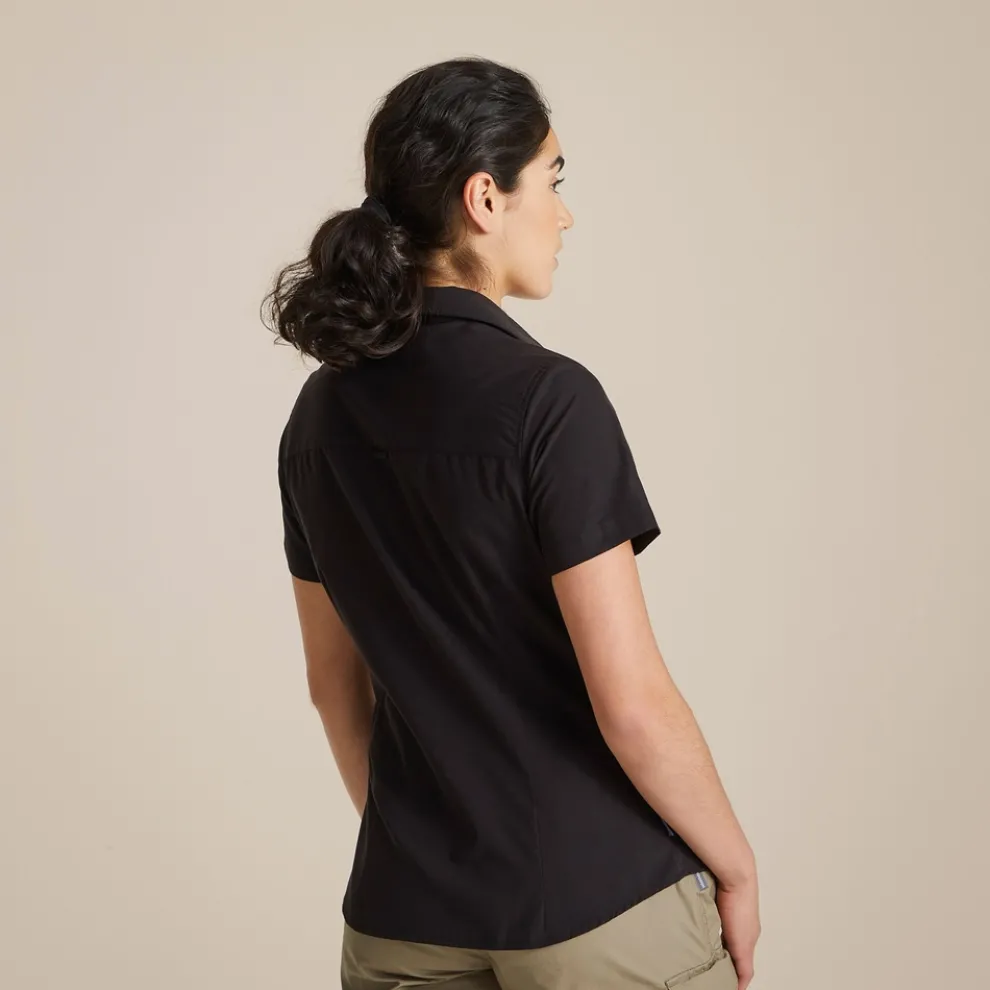 Expert Womens Kiwi Short Sleeved Shirt | Black