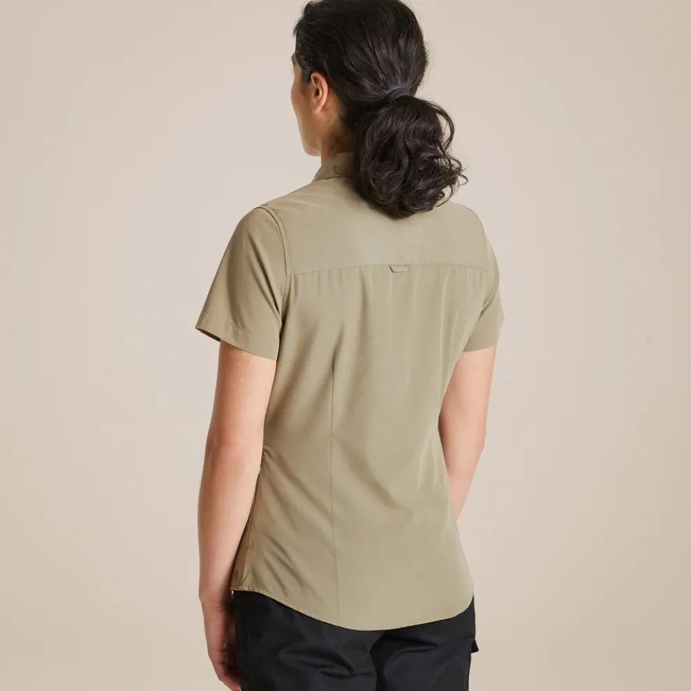 Expert Womens Kiwi Short Sleeved Shirt | Pebble