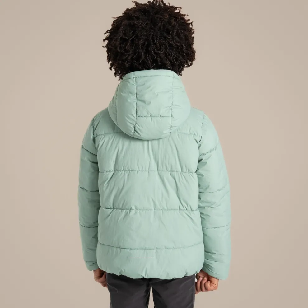 Kid's Brandon Hooded Jacket | Pale Pistachio