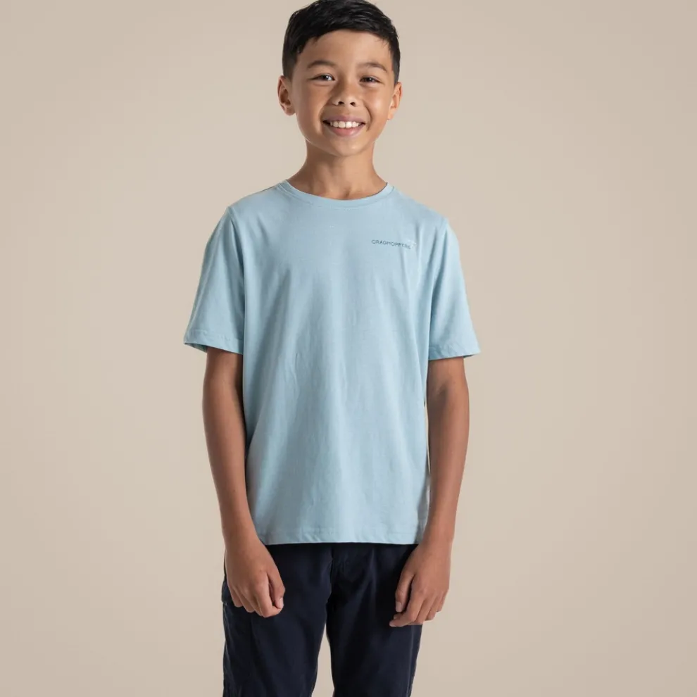 Kid's Ellis Short Sleeved T-Shirt | Sky Blue