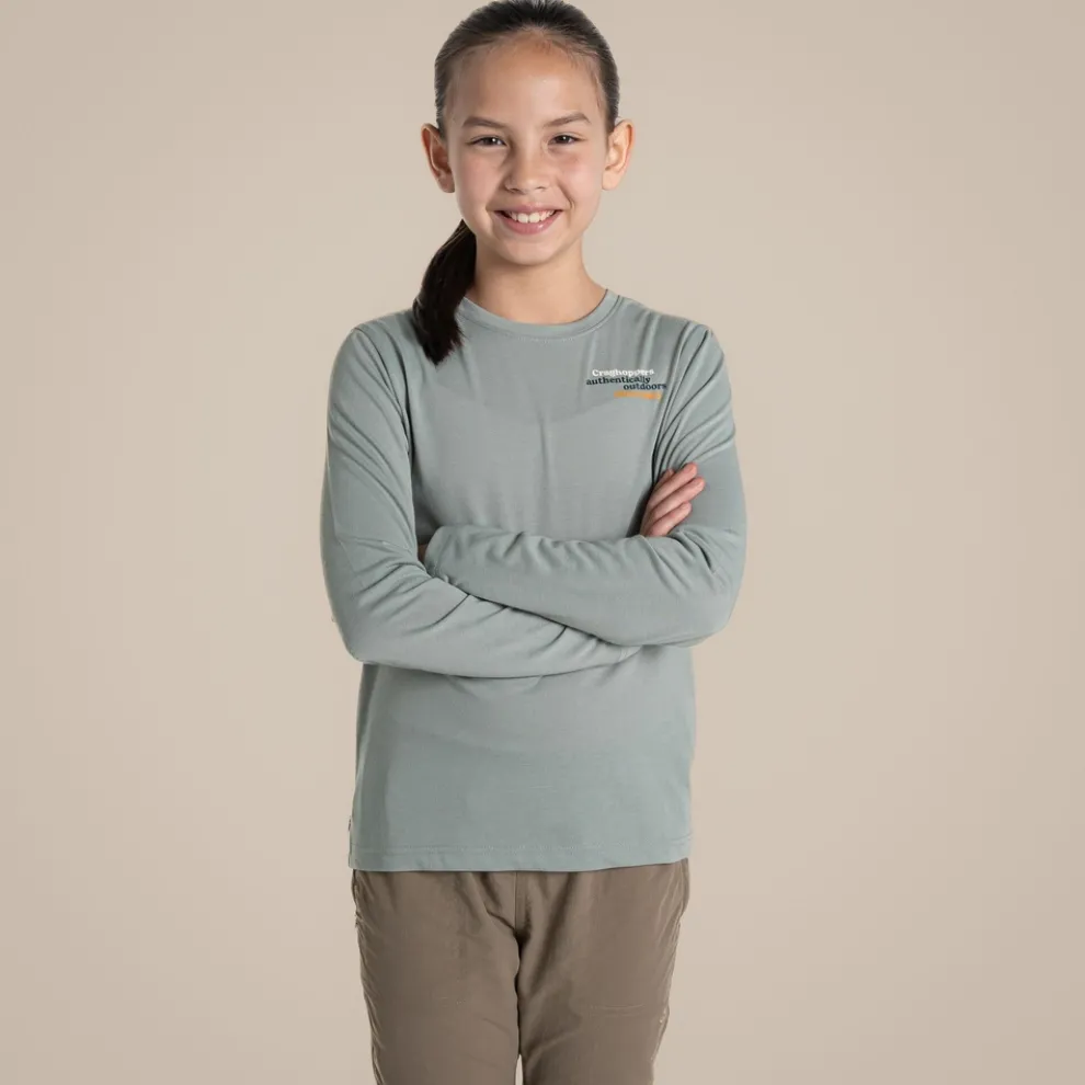 Kids' Nosilife Cruz Long Sleeved T-Shirt | Lichen Green