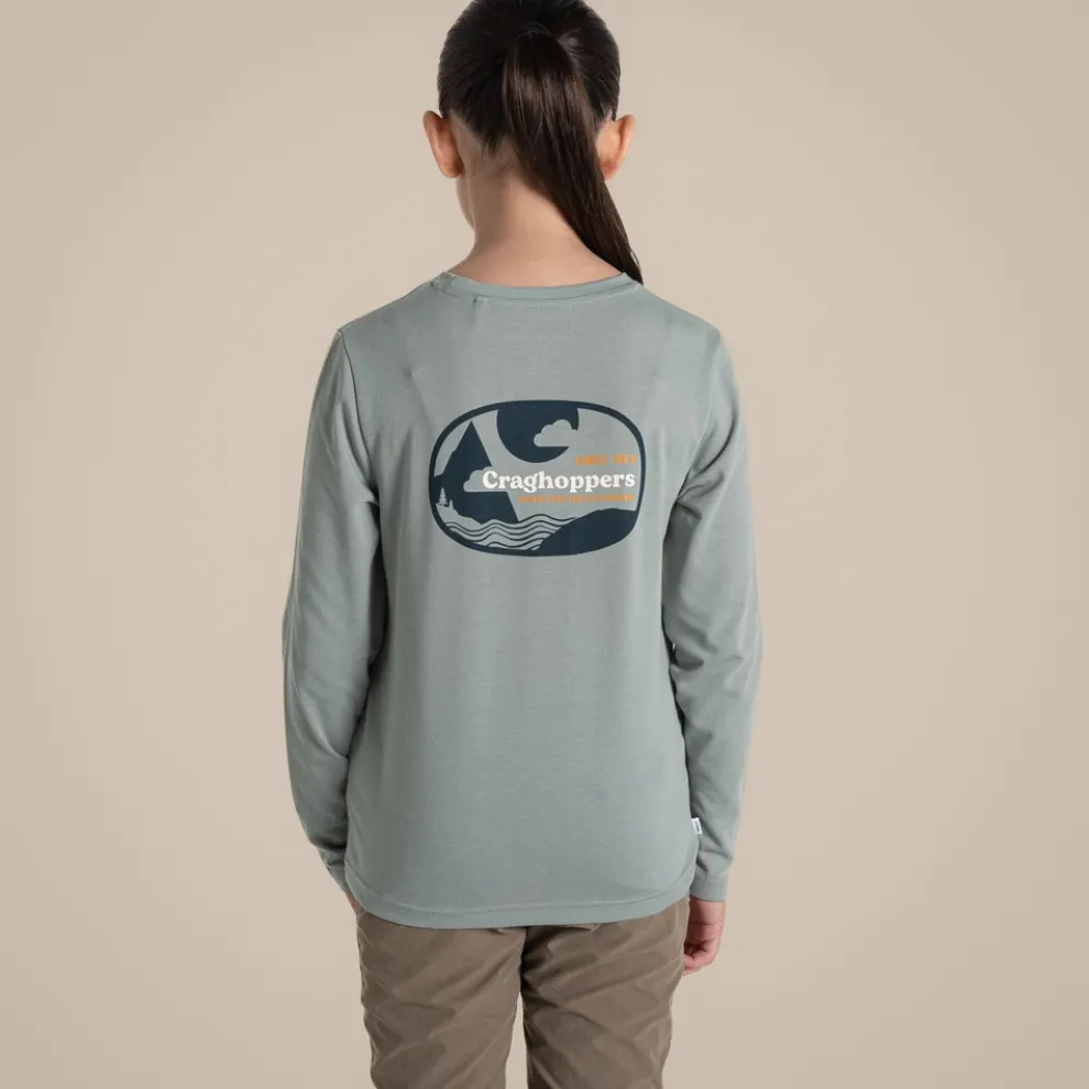 Kids' Nosilife Cruz Long Sleeved T-Shirt | Lichen Green