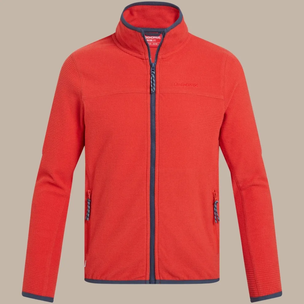 Kid's NosiLife Penya Full Zip Fleece | Pimento Red