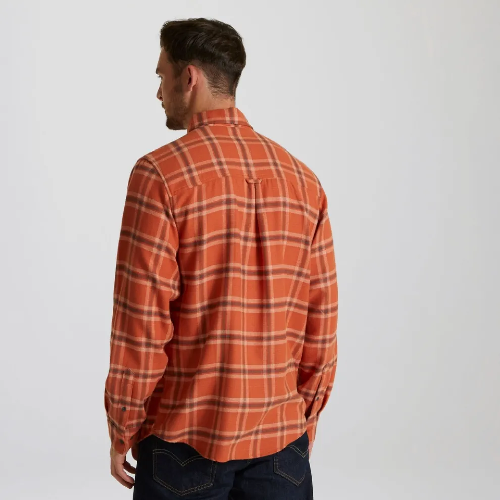 Lough Long Sleeved Check Shirt | Potters Clay Check