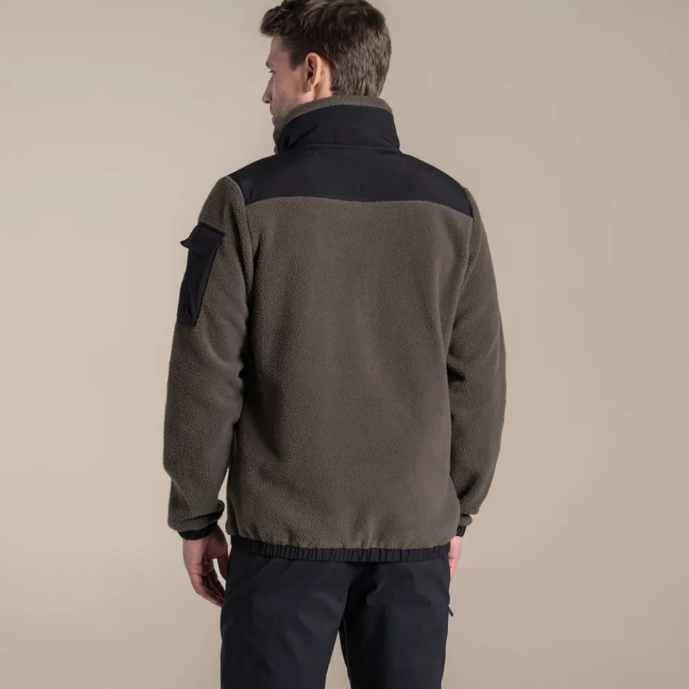 Men's Braefell Full Zip Fleece | Woodland Green