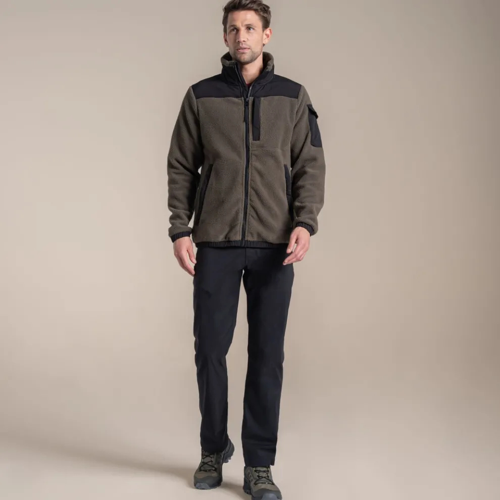 Men's Braefell Full Zip Fleece | Woodland Green