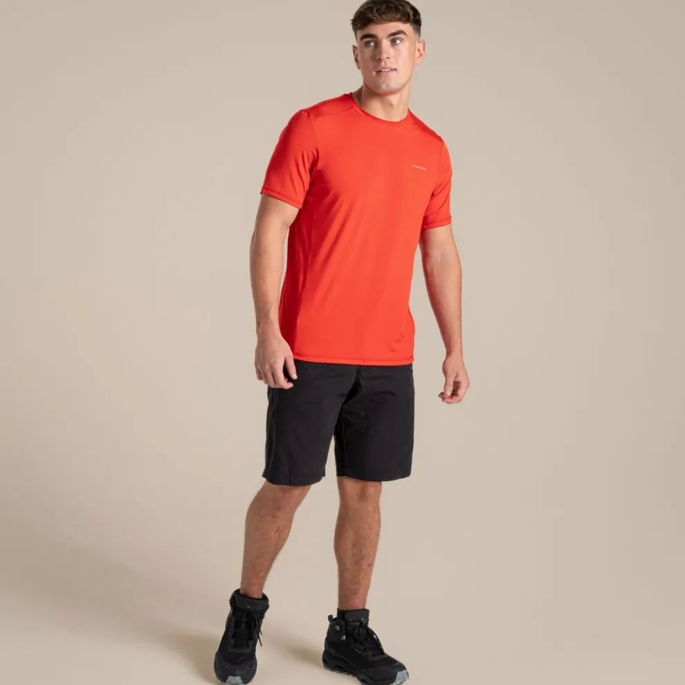 Men's Charon Short Sleeved T-Shirt | Pimento Red