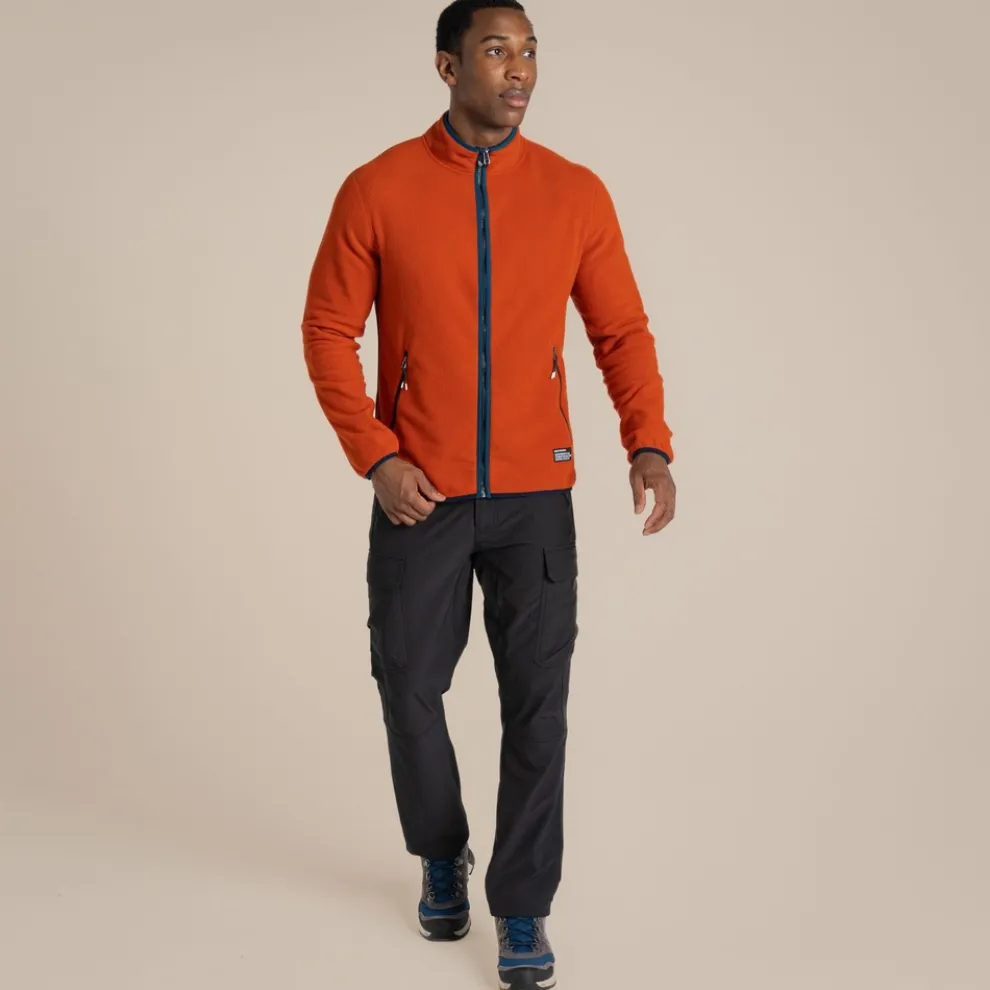 Men's CO2 Renu Full Zip Fleece | Carnelian Orange