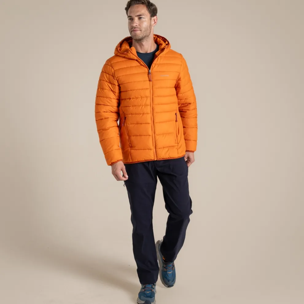 Men's Compresslite IX Hooded Insulating Jacket | Papaya Orange