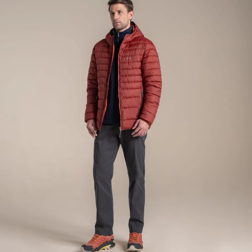 Men's Compresslite IX Hooded Insulating Jacket | Red Jasper