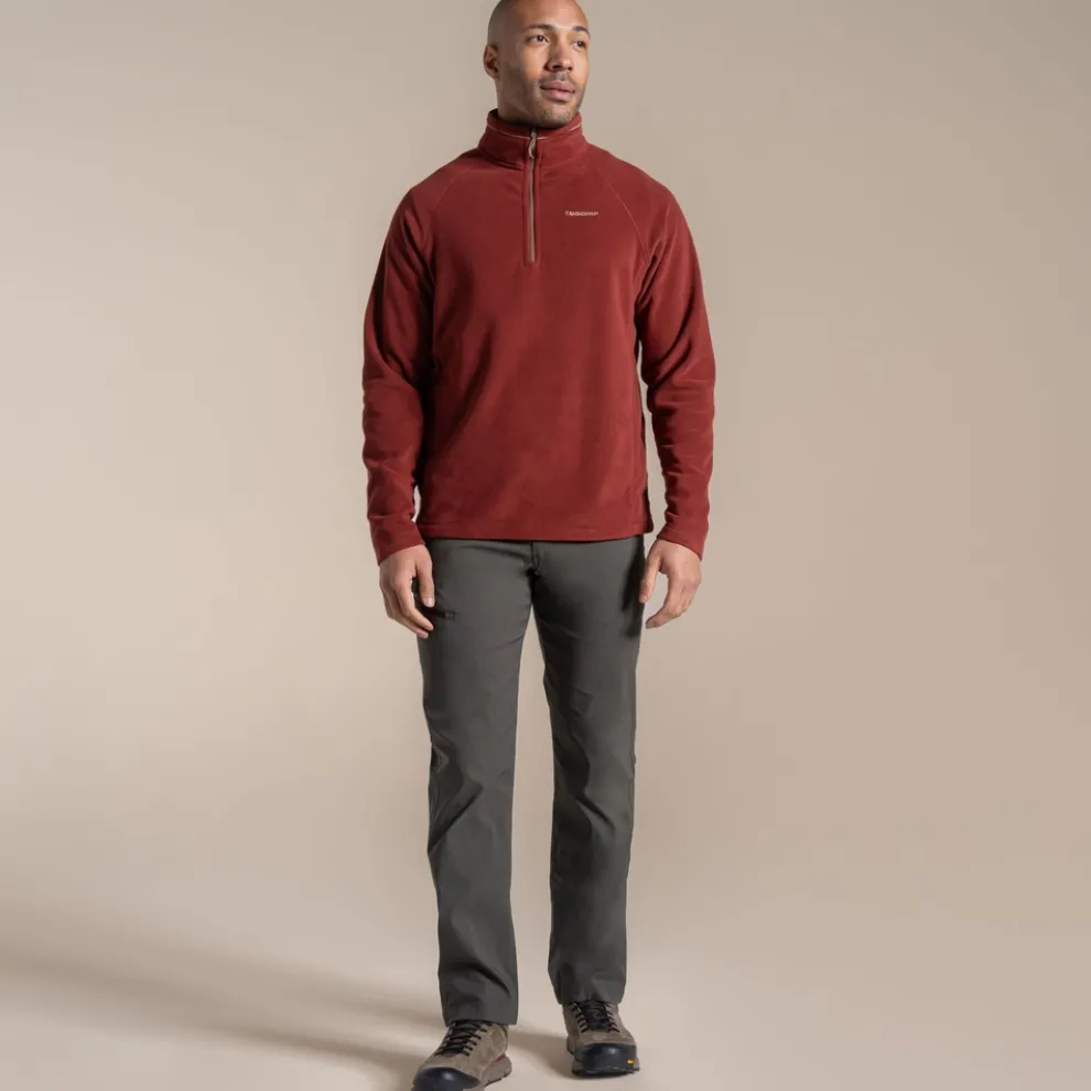Men's Corey VI Half Zip Fleece | Red Jasper