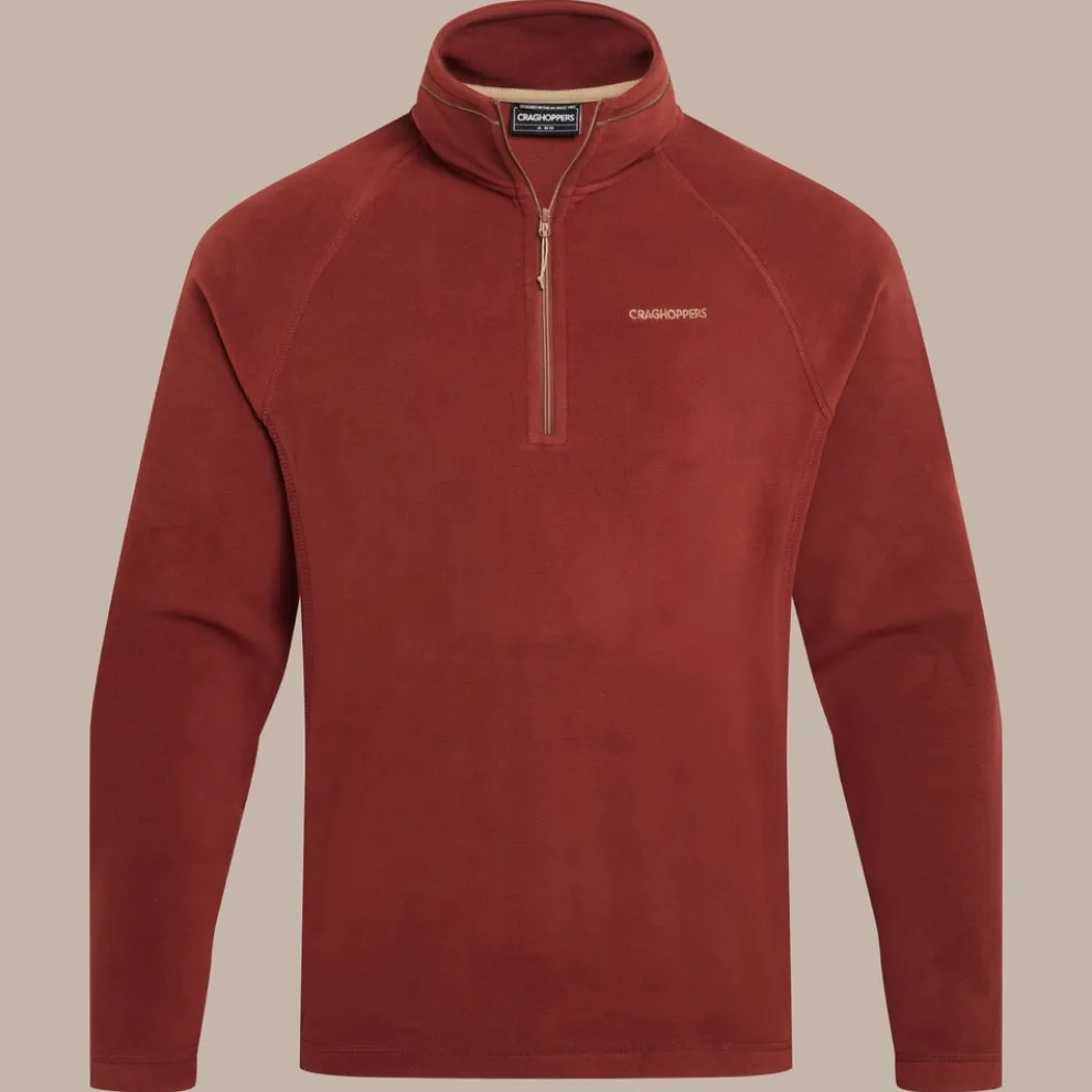 Men's Corey VI Half Zip Fleece | Red Jasper