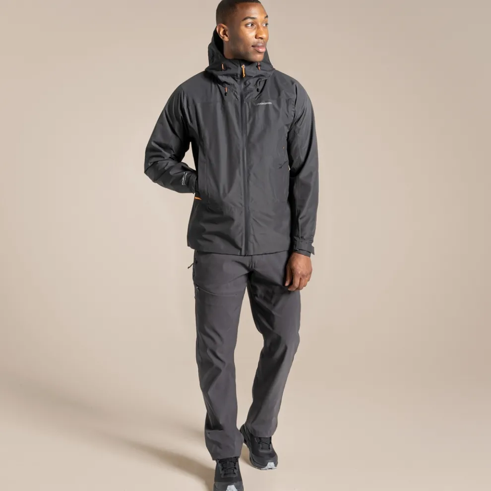 Men's Creevey Waterproof Jacket | Black Pepper