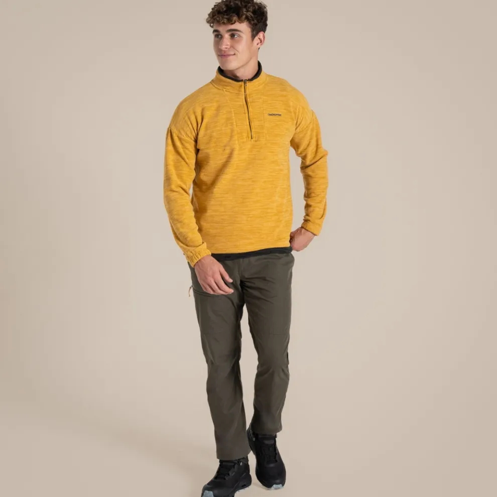 Men's Esk Half Zip Fleece | Warbler Yellow