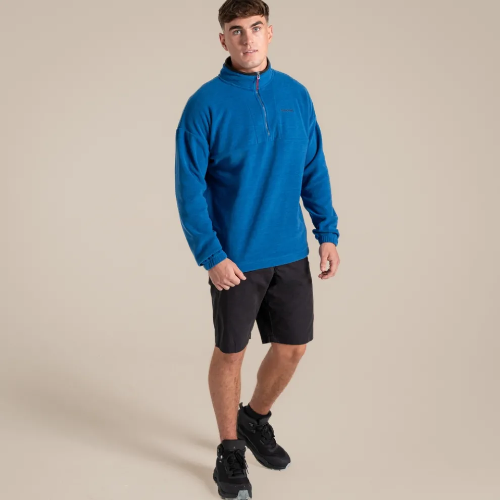 Men's Esk Half Zip Fleece | Fresh Blue