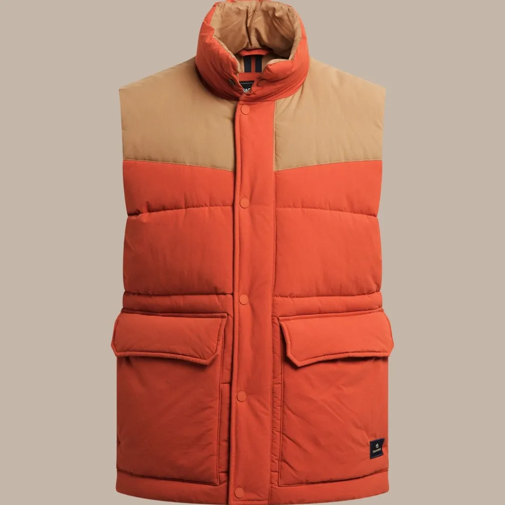 Men's Greysen Insulating Vest | Carnelian Orange