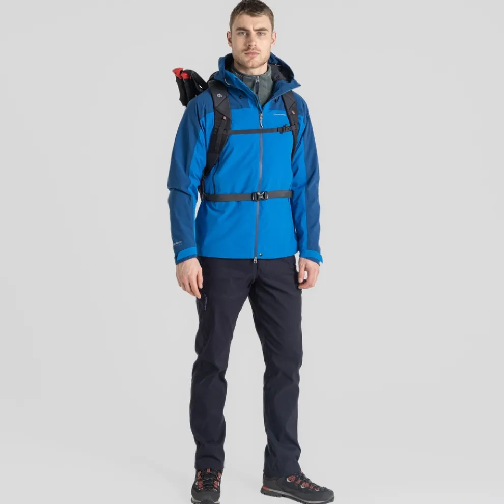 Men's Gryffin Stretch Waterproof Jacket | Titan Blue / Dark Titan Blue