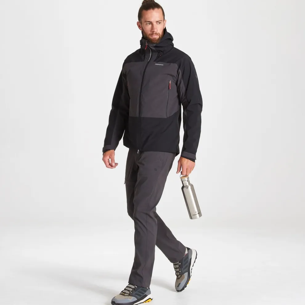Men's Gryffin Stretch Waterproof Jacket | Black / Black Pepper