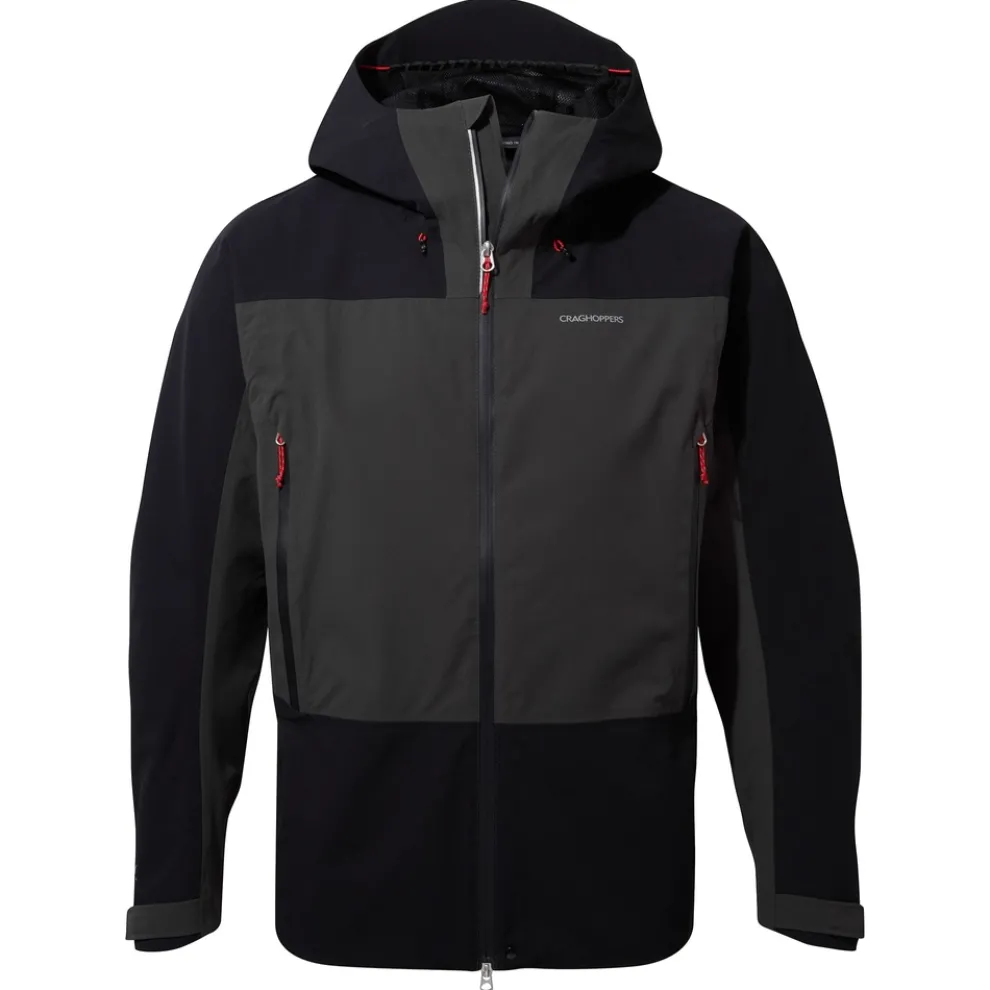 Men's Gryffin Stretch Waterproof Jacket | Black / Black Pepper
