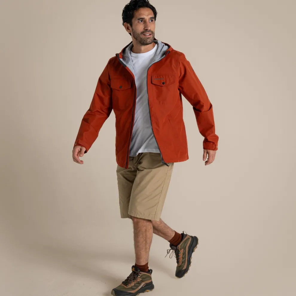Mens' Harslow Waterproof Jacket | Red Beach
