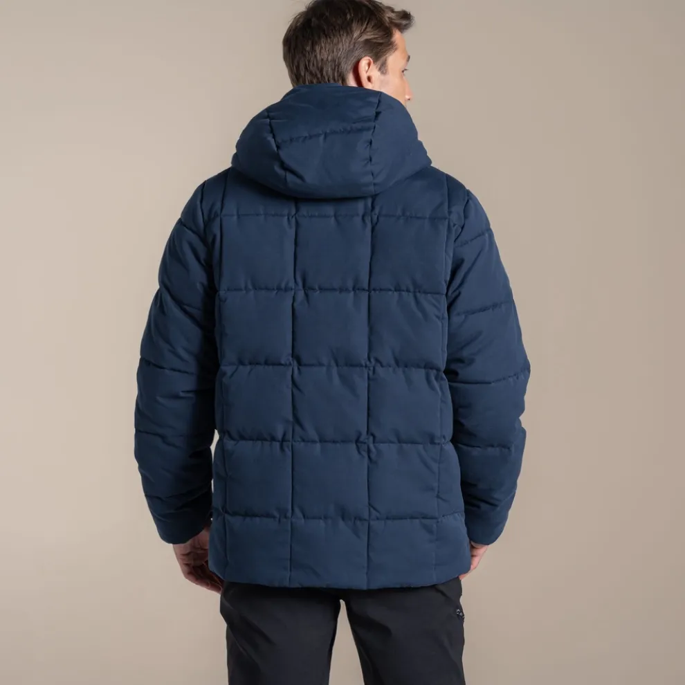 Men's Howgill Downlike Hooded Jacket | Blue Navy