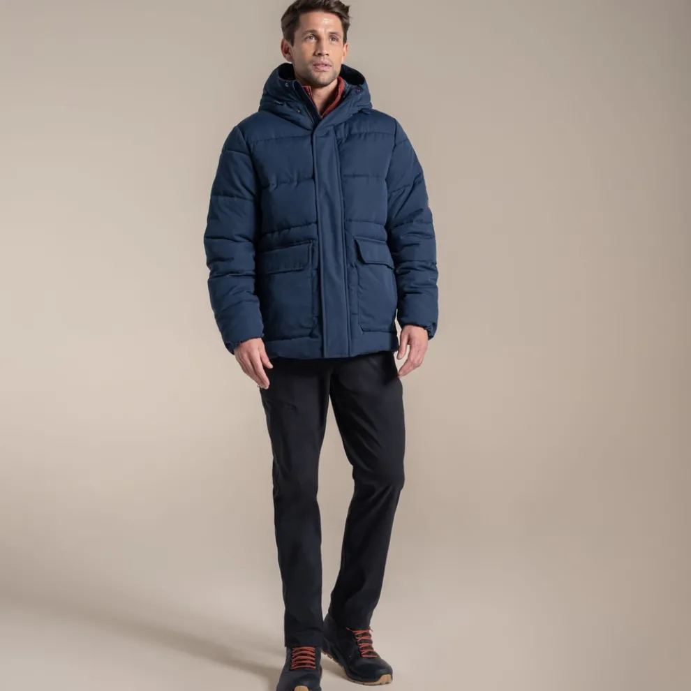 Men's Howgill Downlike Hooded Jacket | Blue Navy