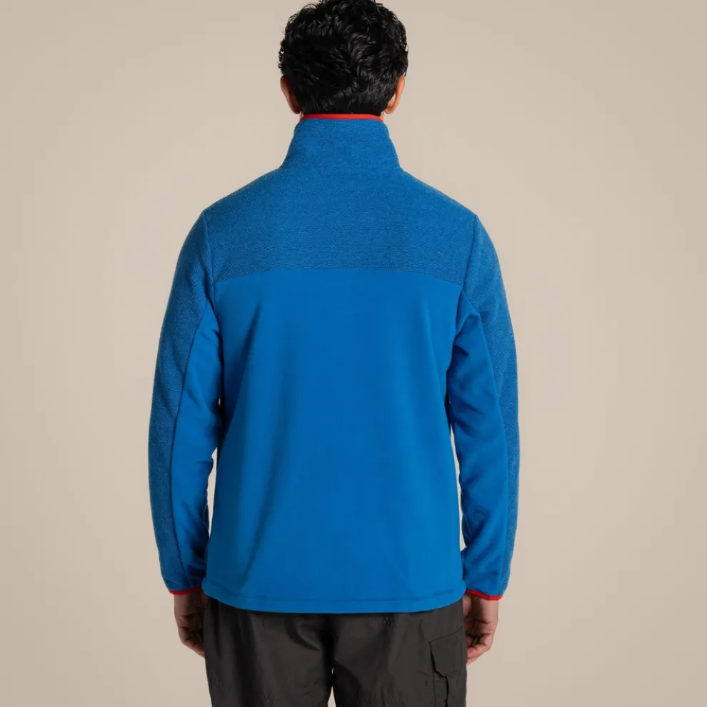 Men's Javi Half Zip Fleece | Fresh Blue
