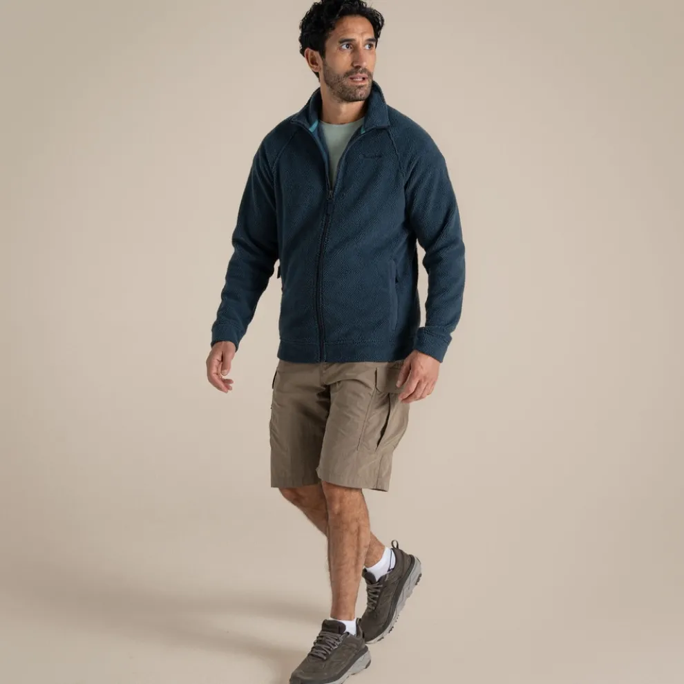 Men's Karlton Full Zip Fleece | Blue Stone