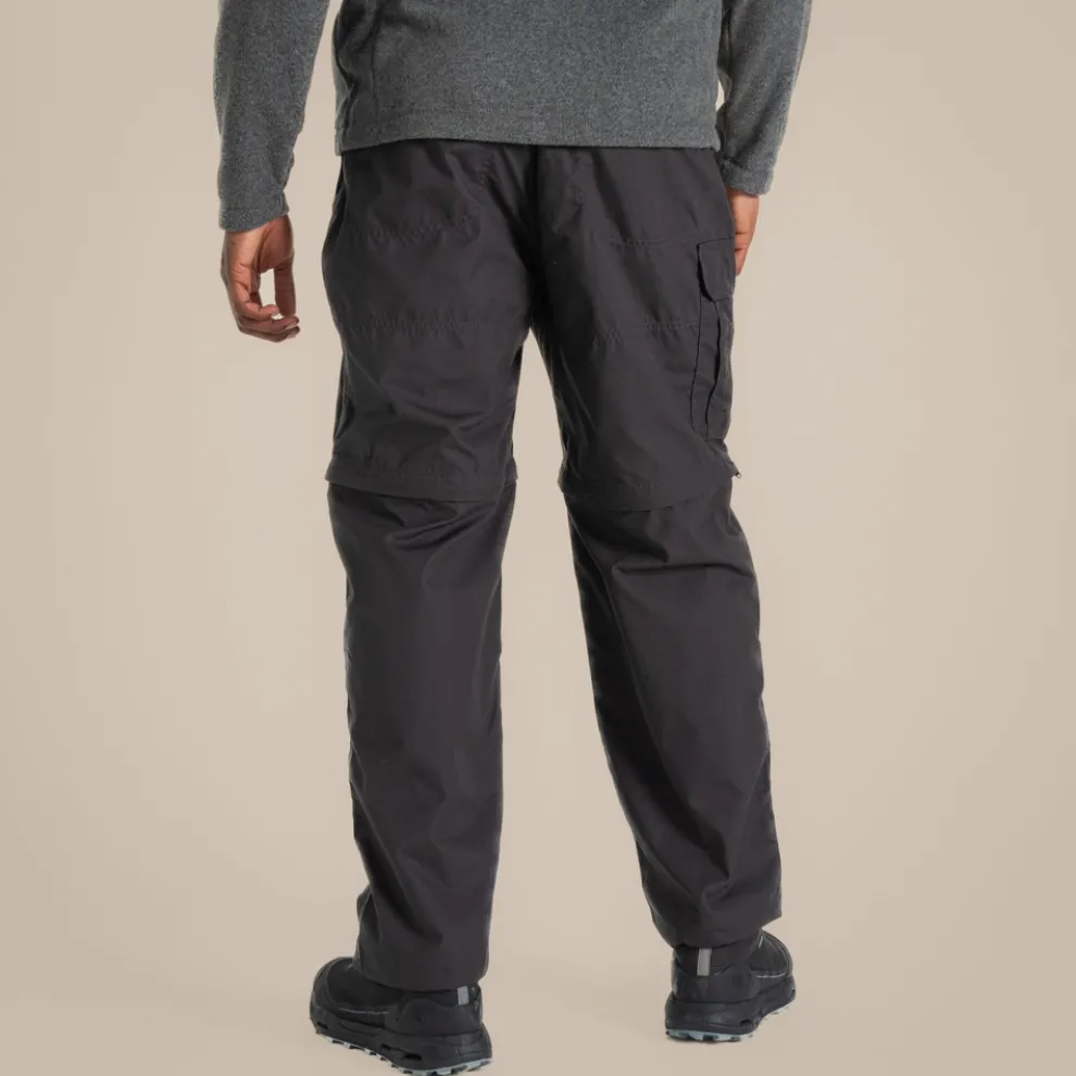 Men's Kiwi Convertible Trousers | Black Pepper