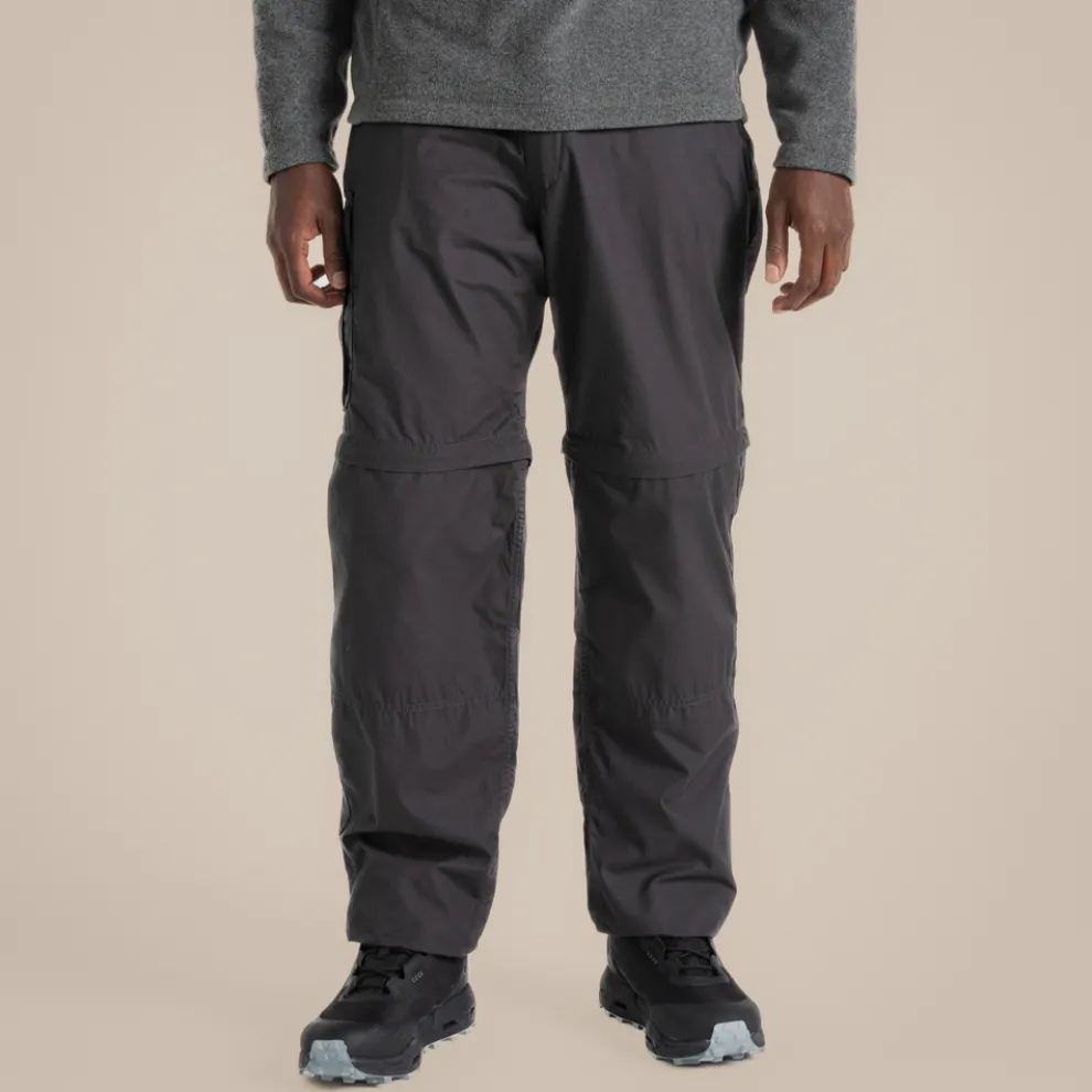 Men's Kiwi Convertible Trousers | Black Pepper