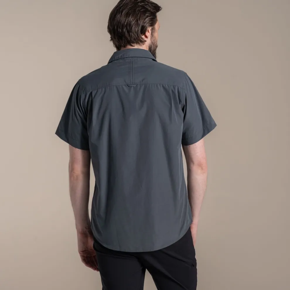 Men's Kiwi II Short Sleeved Shirt | Dark Grey
