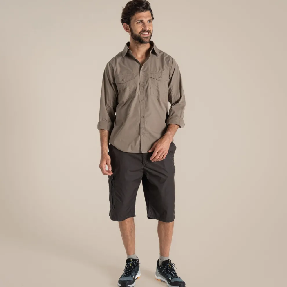 Men's Kiwi Long Sleeved Shirt | Pebble