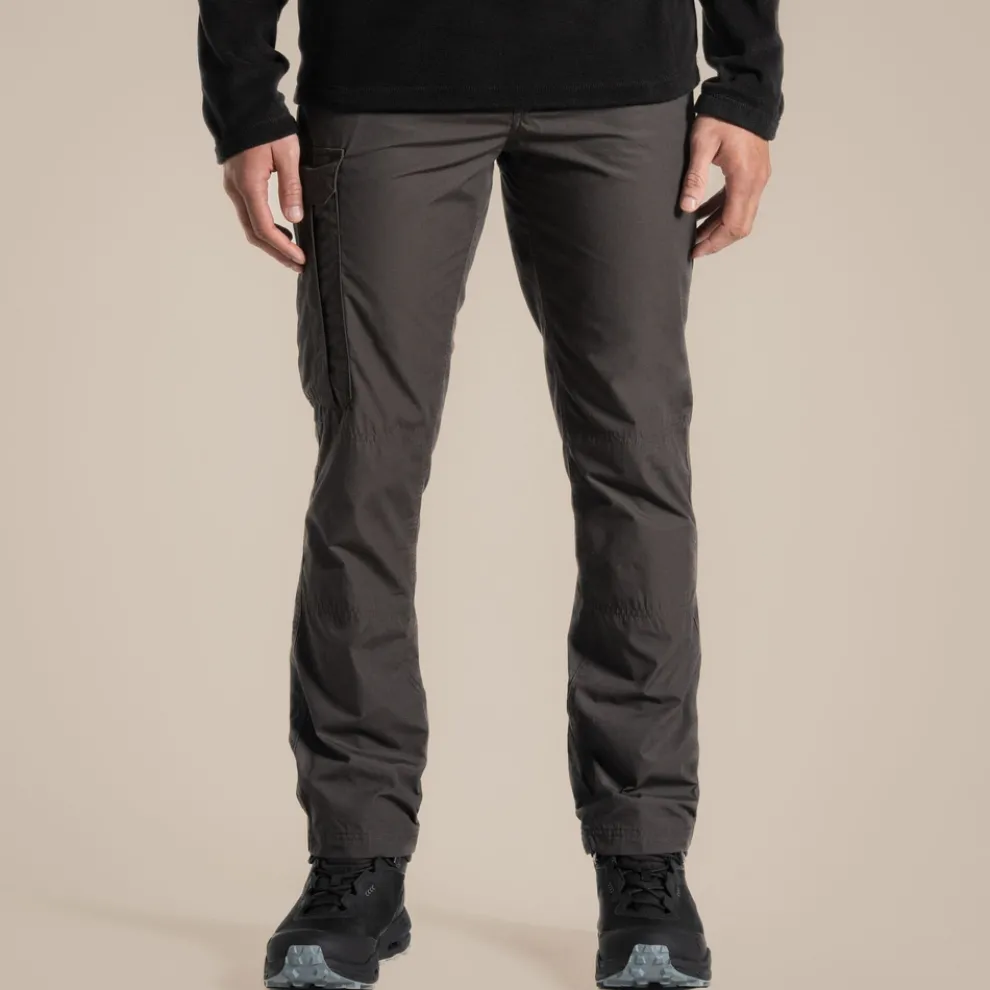 Men's Kiwi Slim Trousers | Bark/Parchment