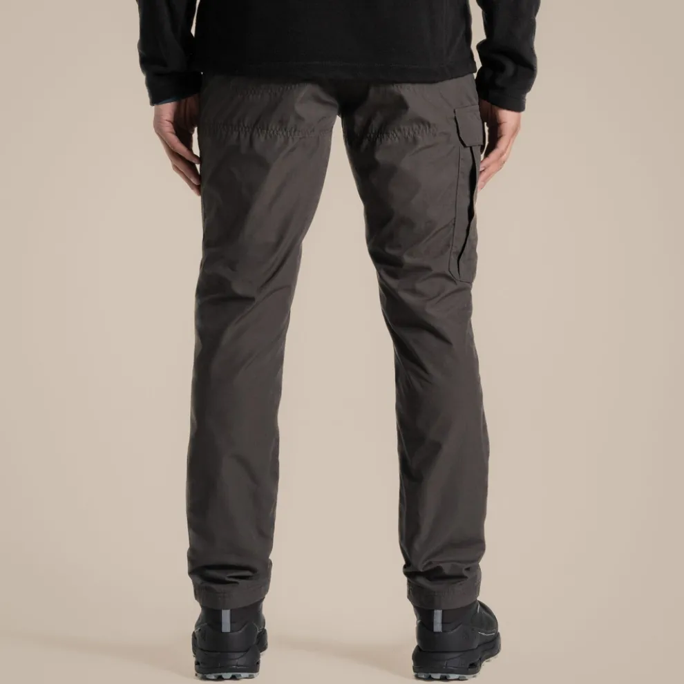 Men's Kiwi Slim Trousers | Bark/Parchment