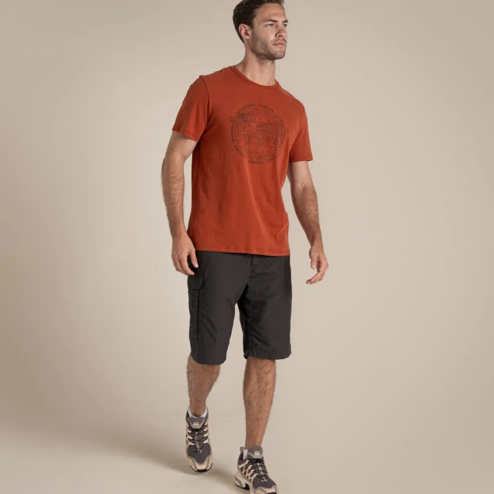 Men's Lucent II Short Sleeved T-Shirt | Red Beach 60