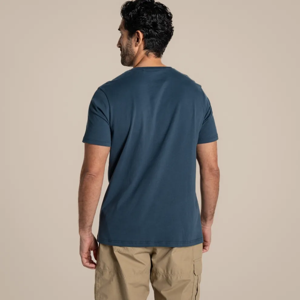 Men's Lucent II Short Sleeved T-Shirt | Blue Stone