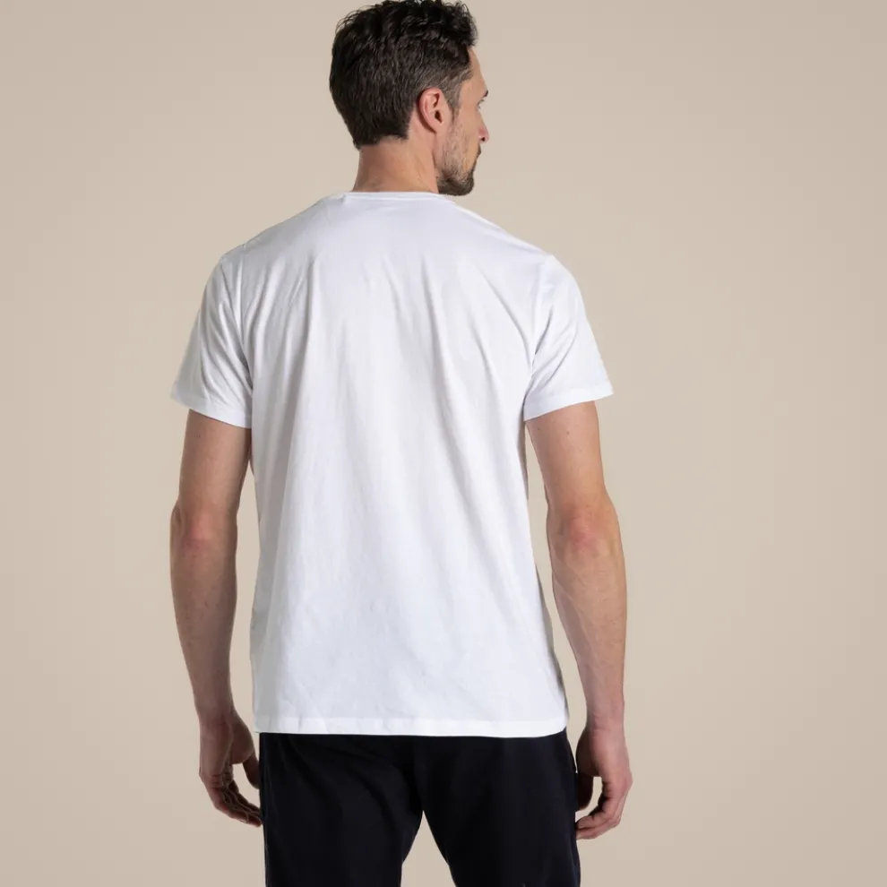 Men's Lucent Short Sleeved T-Shirt | Optic White
