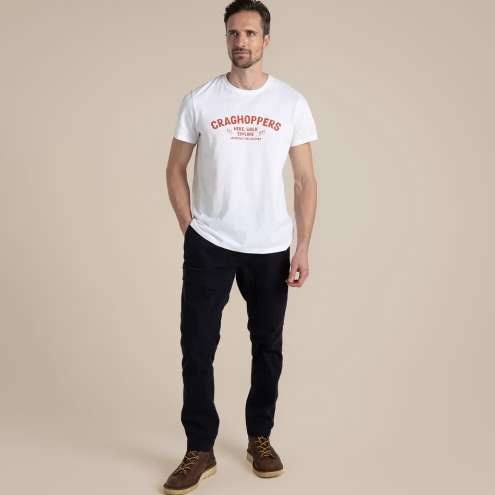 Men's Lucent Short Sleeved T-Shirt | Optic White