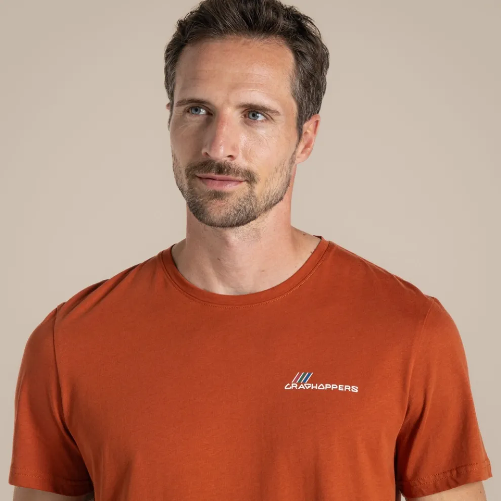 Men's Lucent Short Sleeved T-Shirt | Red Beach