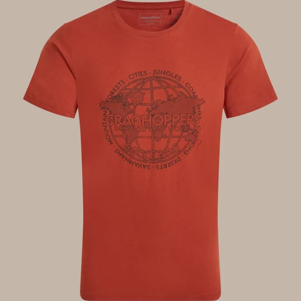 Men's Lucent Short Sleeved T-Shirt | Red Beach
