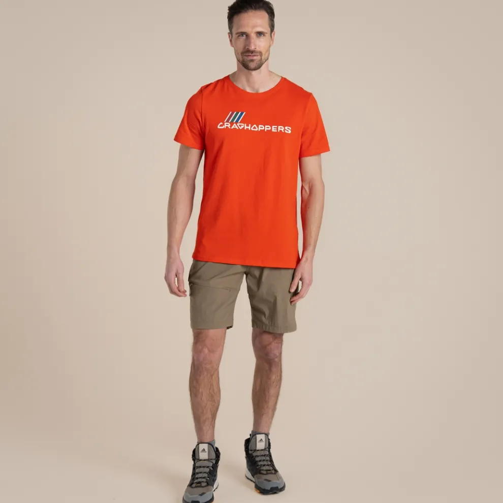 Men's Lucent Short Sleeved T-Shirt | Macaw Red