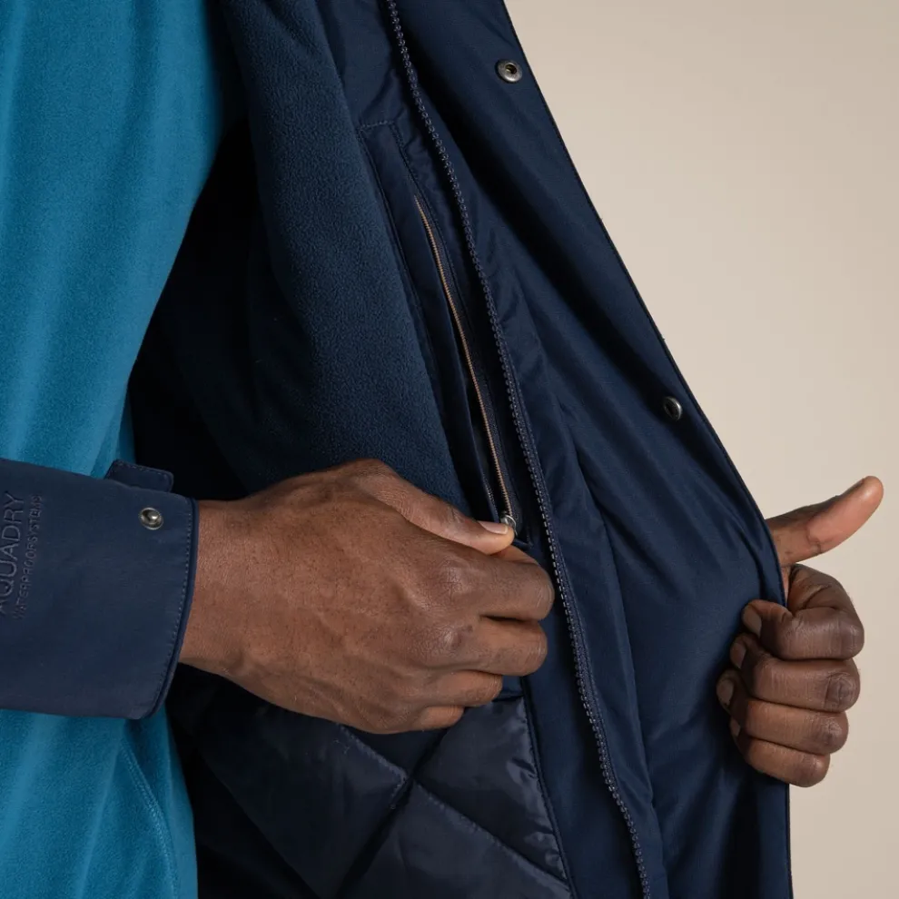 Men's National Trust Padley Waterproof Jacket | Blue Navy