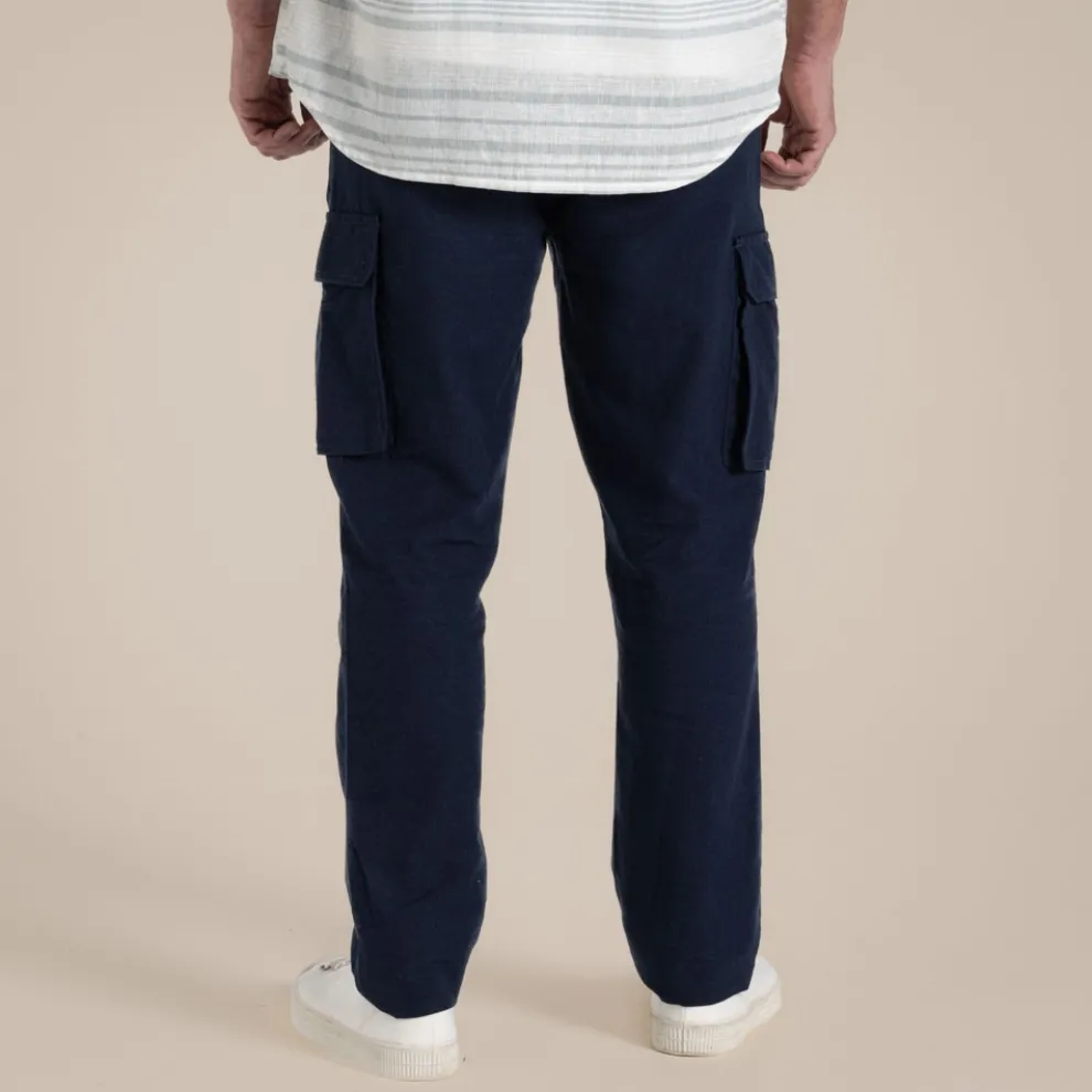 Men's Nosibotanical Howle Trousers | Blue Navy
