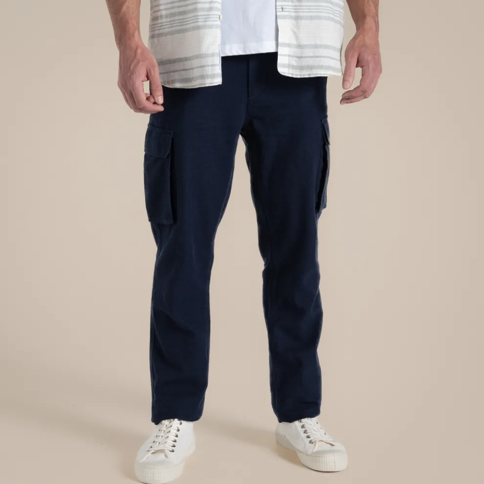 Men's Nosibotanical Howle Trousers | Blue Navy