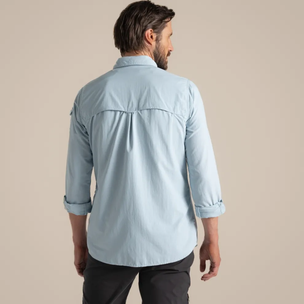 Men's NosiLife Adventure Long Sleeved Shirt III | Niagara Blue