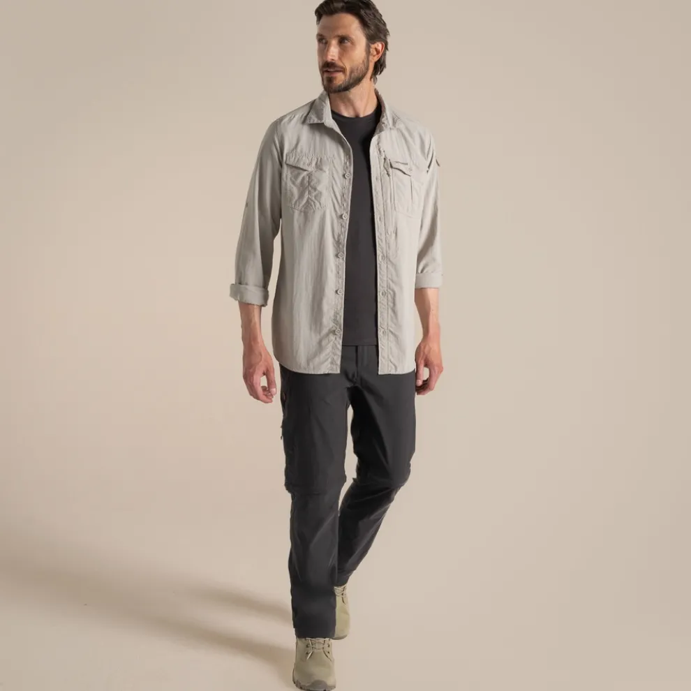 Men's NosiLife Adventure Long Sleeved Shirt III | Parchment