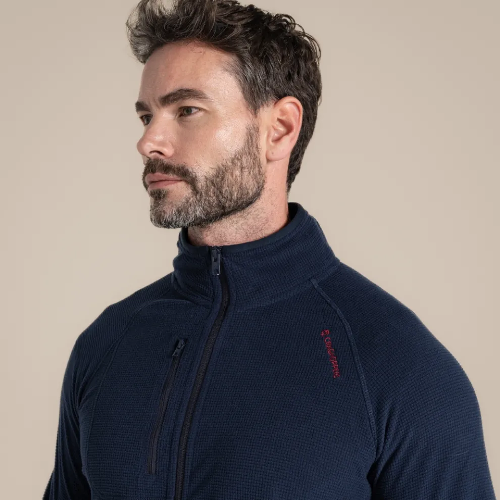 Men's NosiLife Bromsgrove Golf Full Zip Fleece | Blue Navy
